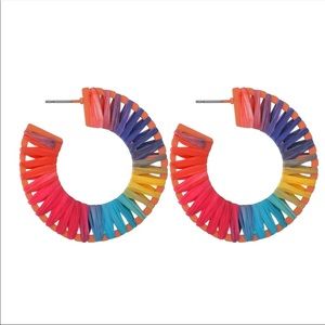 Colorful Spring Hoops
